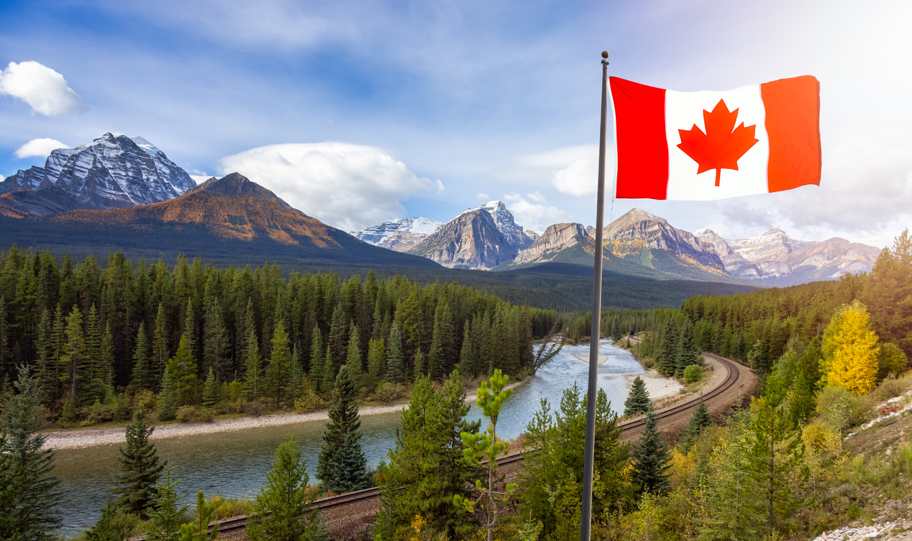 Banff National Park in the Rocky Mountains